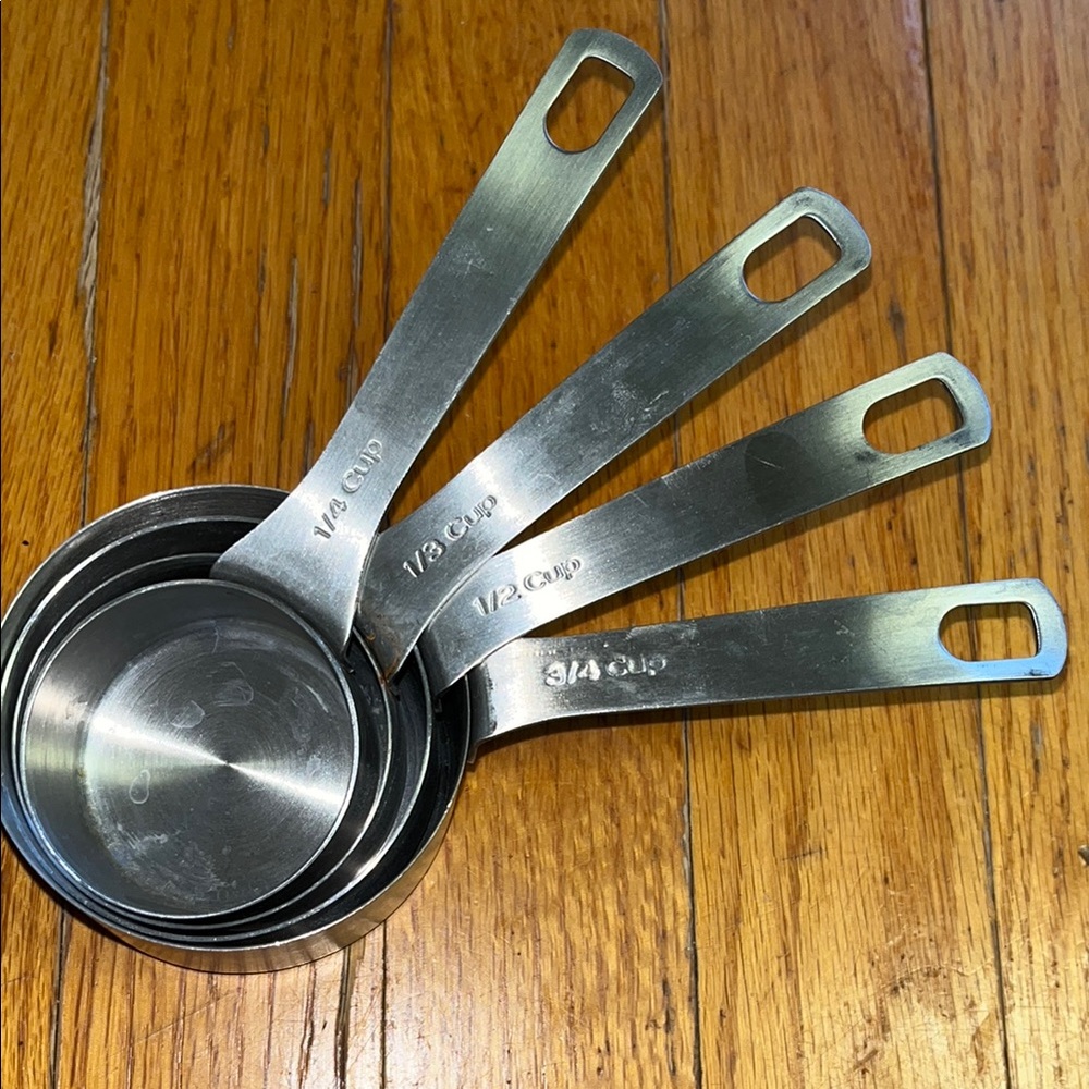 Food Network Stainless Steel Measuring Cup Set - Picture 4 of 4
